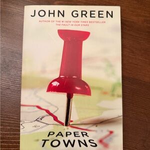 Paper Towns - Red and White Cover